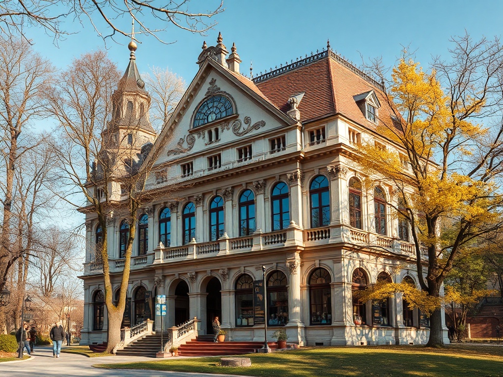 Библиотека из клееного бруса